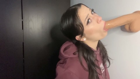 Dildo suck, nike, ponytails