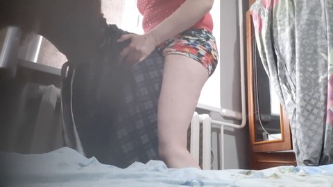 Girl orgasm, under dress, skirt no panties