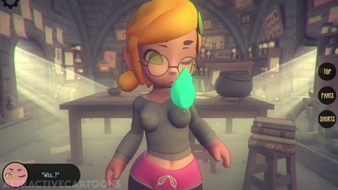 Gaming and getting messy with a creampie in 3D animated hentai