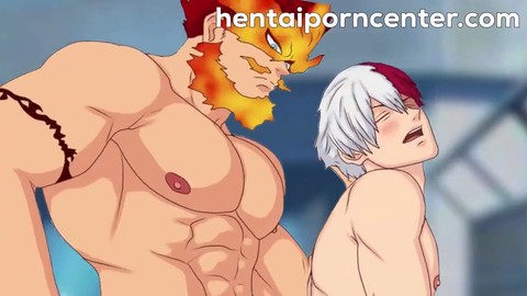 Boku-no-hero-hentai, hentai-sin-censura, shouto