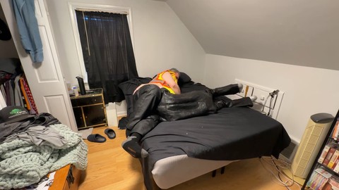 Ringen mit Mike, während größtenteils Kopfscissors gemacht werden