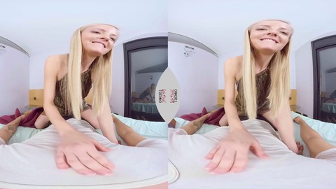 Blond, family stepsister, suck off