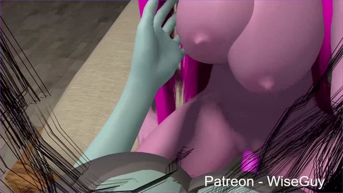 Marceline und Bubblegum haben Spaß mit einem animierten Sexspielzeug in einem POV-Abenteuer!