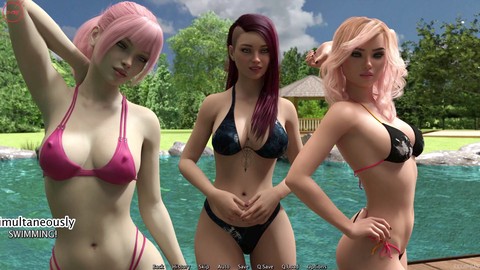 Grandes tetas y trasero en una aventura visual