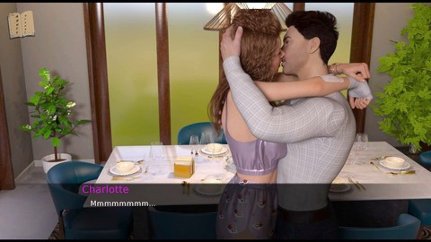 アダルトビジュアルノベル, pcゲームプレイ, 巨乳