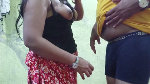 Indian mom, indian girlfriend, belly button stuffing initiation