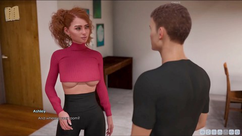 엉덩이  , 붉은 머리 거유, 게임 플레이