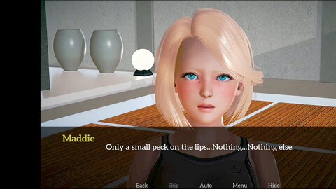 육덕 엉덩이, 비주얼 노벨, 금발 영계