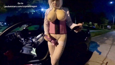 Gioco pubblico con dildo