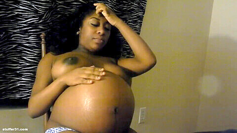 Pregnant burping, burping, pregnant stuffing