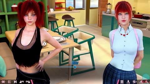 La giovane e sexy studentessa ha un momento difficile in Double Homework #24 PC Gameplay (HD)