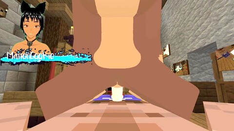 Cute girl Bia gets thoroughly plowed in various positions and shows off her oral skills in Fapcraft